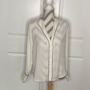 Zara Basics Small White Blouse